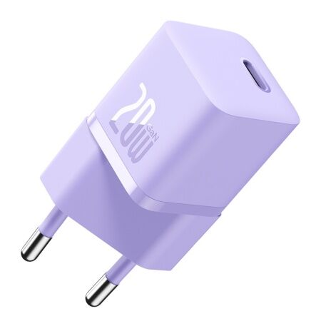 Зарядное устройство BASEUS GaN5 Fast Charger(mini) USB-C, 3A, 20W, фиолетовый - 2