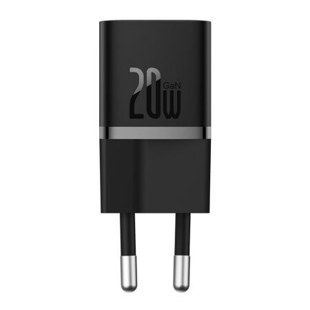 Зарядное устройство BASEUS GaN5 Fast Charger(mini) USB-C, 3A, 20W, черный - 1
