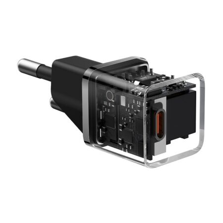 Зарядное устройство BASEUS GaN5 Fast Charger(mini) USB-C, 3A, 20W, черный - 5