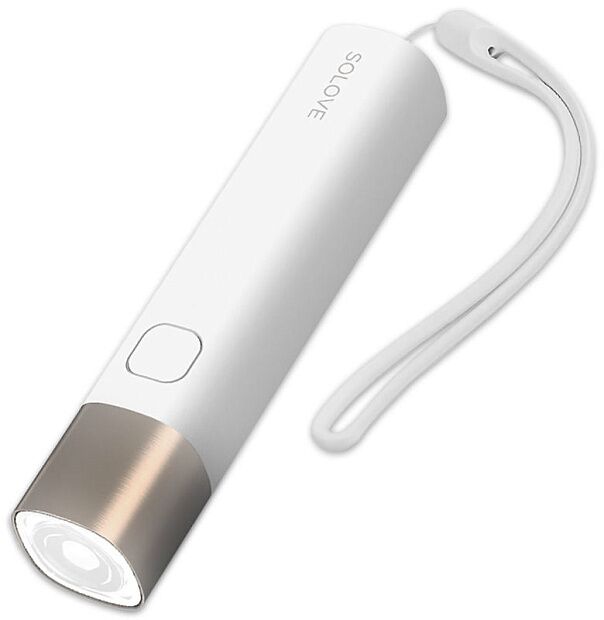 Портативный фонарик SOLOVE X3s Portable Flashlight Mobile Power (White) - 1