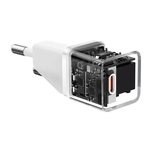 Зарядное устройство BASEUS GaN5 Fast Charger(mini) USB-C, 3A, 20W, белый - 2