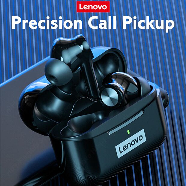 Беспроводные наушники Lenovo LivePods LP70 (Black) - 6