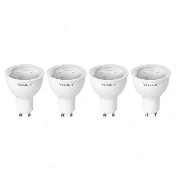 Лампа светодиодная Yeelight Smart Bulb W1 (GU10) (YLDP004) (Dimmable) (4 шт) (White) RU - 4