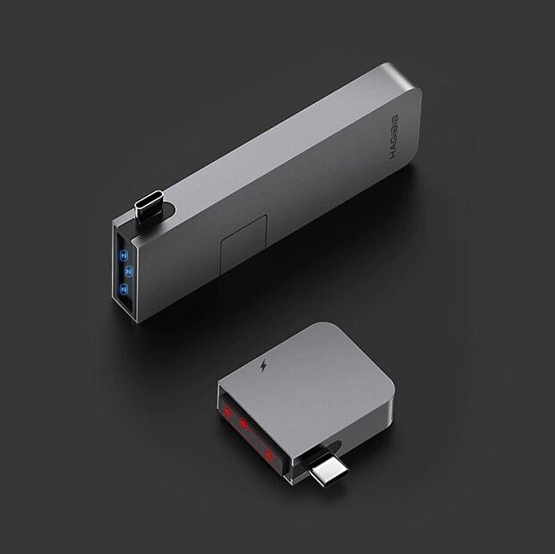 USB-разветвитель HAGiBiS MC1L Type-C Data Hub Adapter - 5