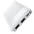 Внешний аккумулятор повербанк (powerbank) Hoco J72 Easy Travel 10000mAh (White) - фото