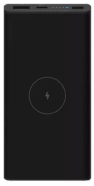 Внешний аккумулятор Xiaomi Power Bank Wireless 10W Youth version (10000mAh) (Black) - 1