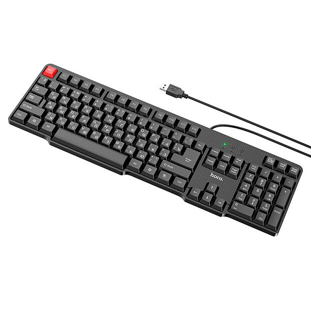 Игровая клавиатура и мышь Hoco GM16 Business (комплект) (Black) - 4