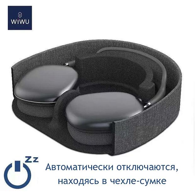 Чехол WIWU Smart Case for AirPods Max черный - 6