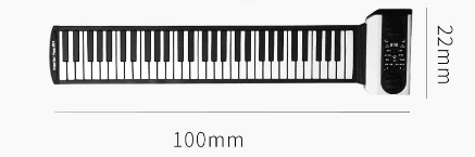 Рулонное электронное пианино(61 клавиш) Vvave Sound Floating Hand Roll Electronic Piano Small - 5