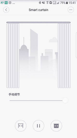 Пример сценария работы умных шторы Xiaomi Aqara