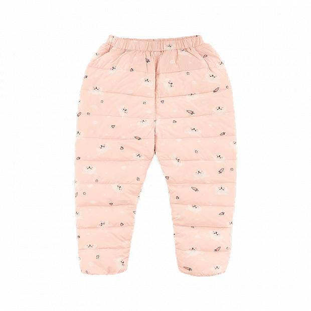 Детские штаны Goldfarm Duck Warm Children's Down Trousers With An Inscription (Pink/Розовый) 