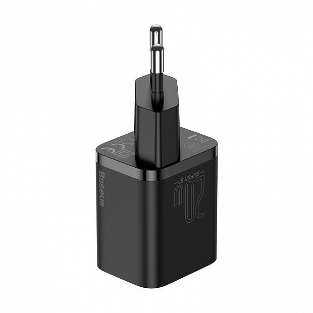Зарядное устройство BASEUS Super Si USB-C  Кабель Type-C-Lightning, 3A, 20W, черный - 1