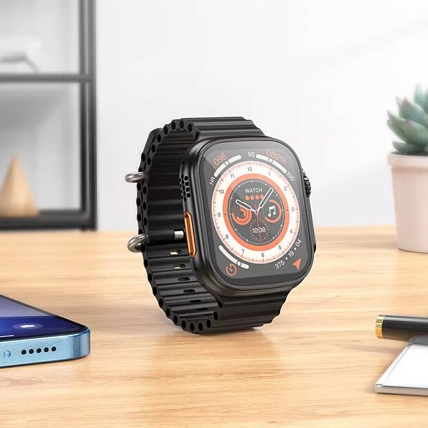 Смарт часы Hoco Watch Y12 Ultra черный - 2
